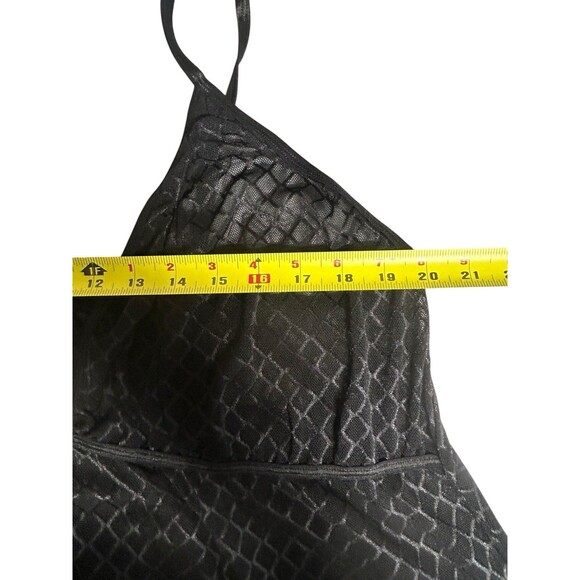 Avenue Body 22/24 Black V Neck Sleevless Nightgown Sheer Whimsigoth Dark Fairy - Picture 5 of 8